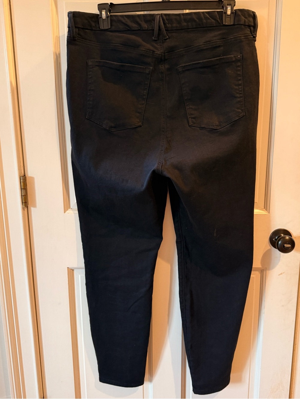 Good American Black Pull-On Skinny Jeans 3XL Stretch Denim Plus Size - Picture 2 of 5